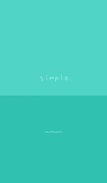 [LINE着せ替え] 0A5_26_グリーン8-6の画像1