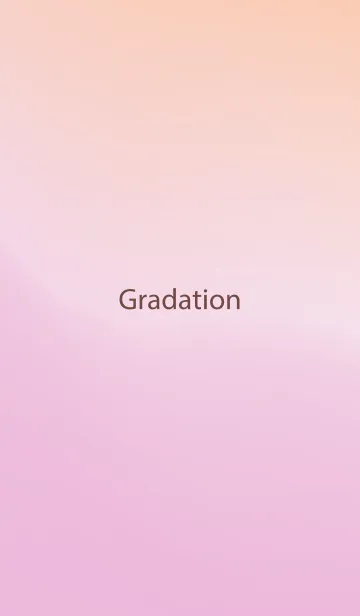 [LINE着せ替え] gradation ORANGE&PINK 34の画像1