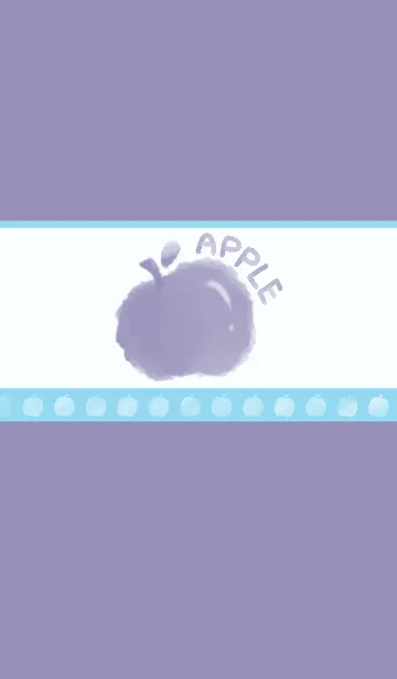 [LINE着せ替え] Smudge Apple J-Purple (Bl3)の画像1