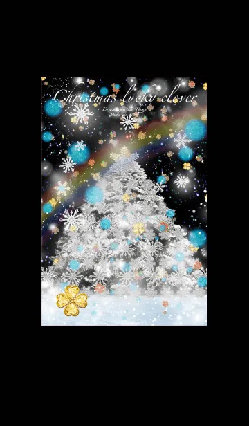 [LINE着せ替え] クリスマス運気UP！！ Christmas cloverの画像1