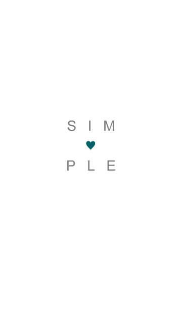 [LINE着せ替え] SIMPLE HEART-42の画像1