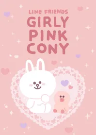 [LINE着せ替え] GIRLY PINK CONYの画像1