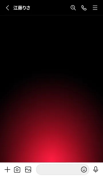 [LINE着せ替え] FLAME RED LIGHT ICON THEME 2の画像2