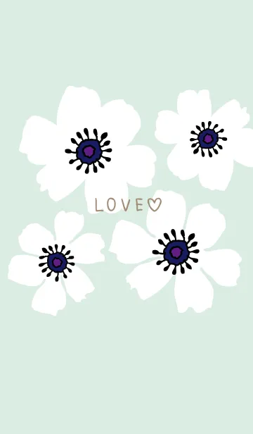 [LINE着せ替え] アネモネ シンプル20の画像1