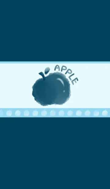 [LINE着せ替え] Smudge Apple J-Deep Indigo (Bl3)の画像1