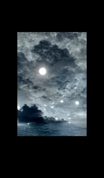 [LINE着せ替え] 夜の月 月の海 #DlJ_28。の画像1
