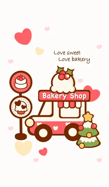 [LINE着せ替え] Lovely bakery shopの画像1