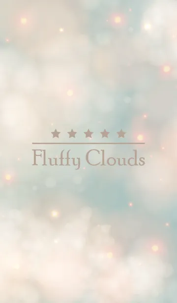 [LINE着せ替え] Fluffy Clouds RETRO-MEKYM 28の画像1