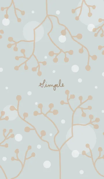 [LINE着せ替え] 木の実 ブルー5の画像1