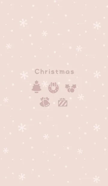 [LINE着せ替え] クリスマス1<ピンク>の画像1