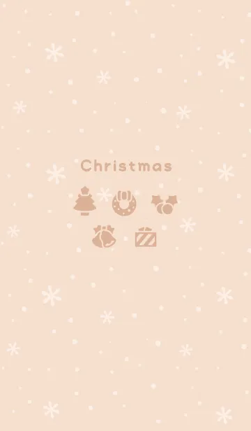 [LINE着せ替え] クリスマス1<オレンジ>の画像1
