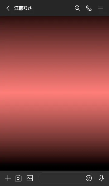 [LINE着せ替え] シンプル グラデーション Black No.1-36の画像2