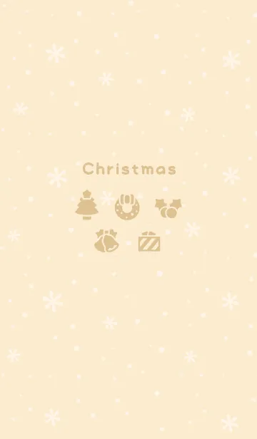 [LINE着せ替え] クリスマス1<イエロー>の画像1