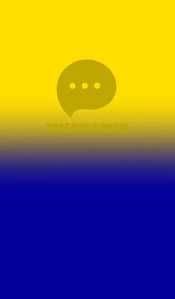[LINE着せ替え] Blue & Yellow V4 (JP)の画像1