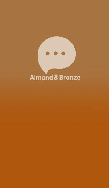 [LINE着せ替え] Almond Brown &Bronze Orange V4 (JP)の画像1