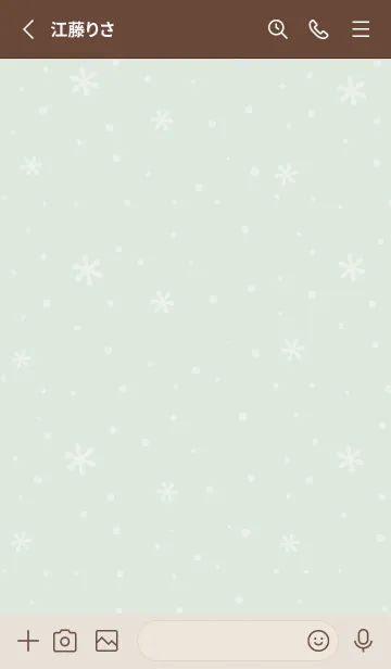 [LINE着せ替え] クリスマス1<グリーン>の画像2