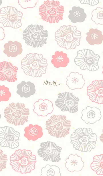 [LINE着せ替え] 花くすみ和紙25の画像1