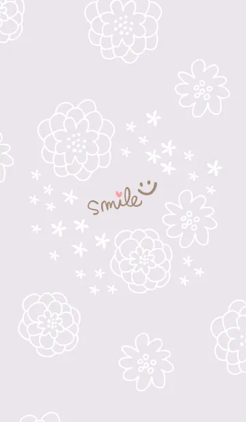 [LINE着せ替え] 小花舞う白い花8の画像1