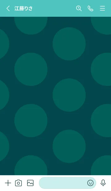 [LINE着せ替え] シンプル ドット 180の画像2