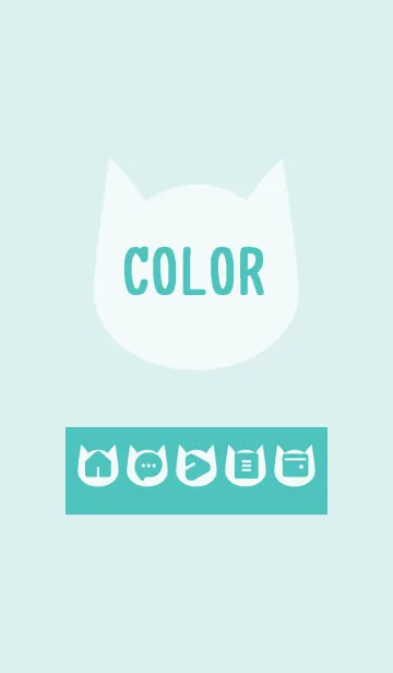 [LINE着せ替え] green color N30の画像1