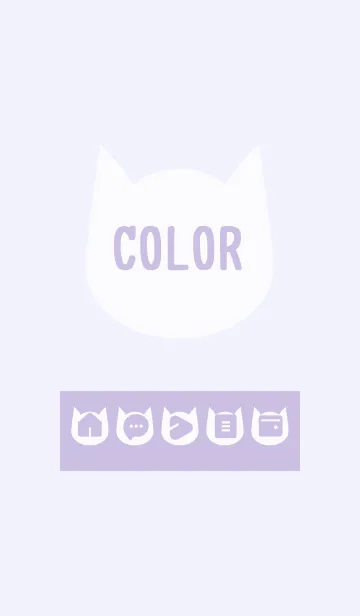 [LINE着せ替え] purple color N14の画像1
