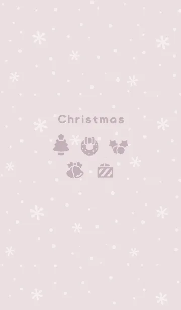 [LINE着せ替え] クリスマス1<パープルピンク>の画像1