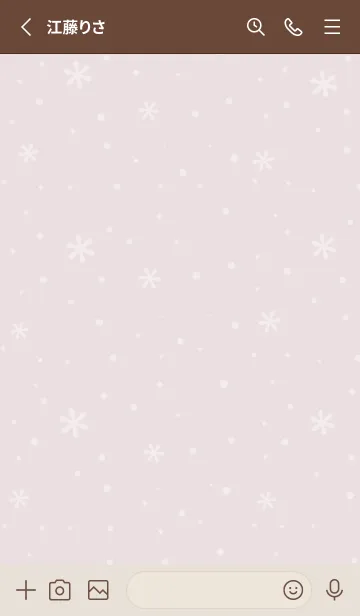 [LINE着せ替え] クリスマス1<パープルピンク>の画像2