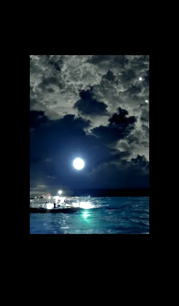 [LINE着せ替え] 夜の月 月の海 #Dll_23。の画像1