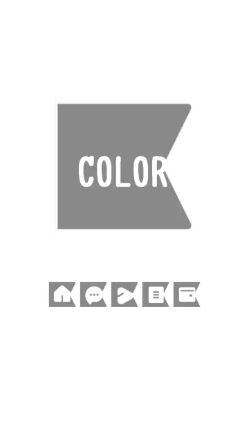 [LINE着せ替え] bw color O13の画像1