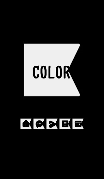 [LINE着せ替え] bw color O15の画像1