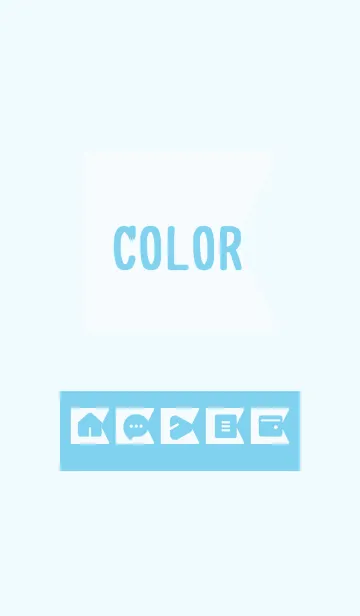 [LINE着せ替え] blue color O13の画像1