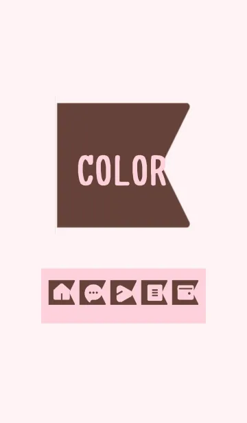 [LINE着せ替え] pink color O13の画像1