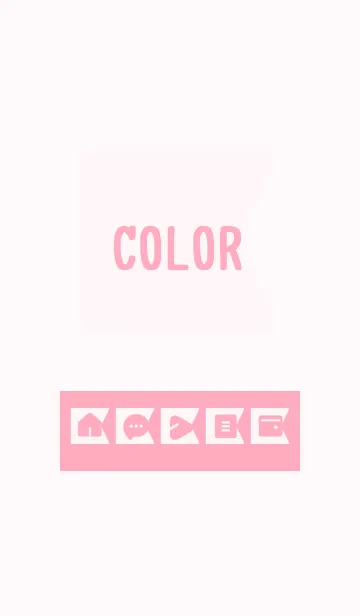 [LINE着せ替え] pink color O14の画像1