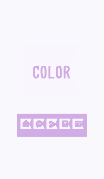 [LINE着せ替え] purple color O12の画像1