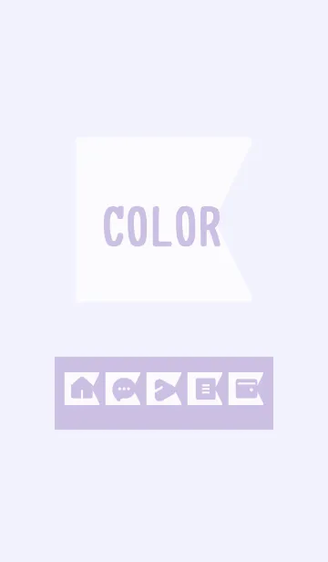 [LINE着せ替え] purple color O14の画像1