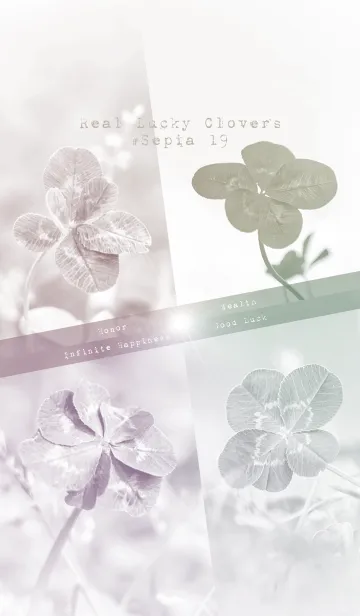 Real Lucky Clovers #sepia 19の着せ替えメイン画像