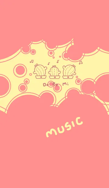 [LINE着せ替え] Twisted Cactus J-Peach (Ye5)の画像1