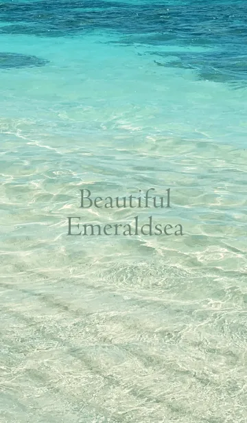 [LINE着せ替え] Beautiful Emeraldsea - MEKYM 18の画像1