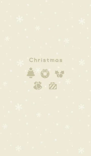 [LINE着せ替え] クリスマス1<イエローグリーン>の画像1