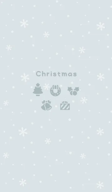 [LINE着せ替え] クリスマス1<グリーンブルー>の画像1