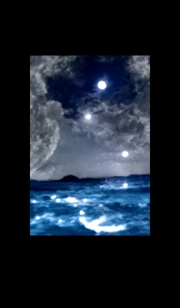 [LINE着せ替え] 夜の月 月の海 #Dll_27。の画像1