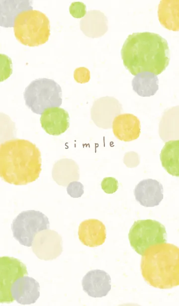 [LINE着せ替え] 水彩円 爽やか19の画像1