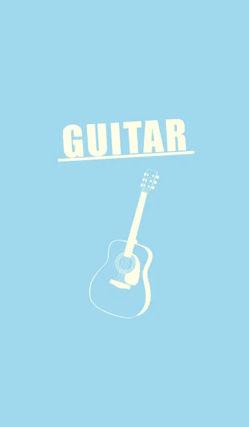 [LINE着せ替え] GUITAR COLOR 空色の画像1