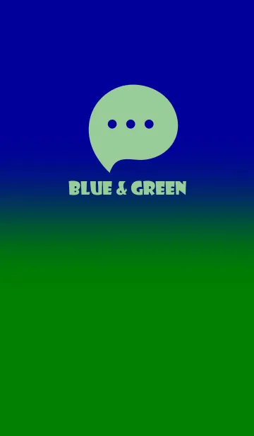 [LINE着せ替え] Blue & Green V4 (JP)の画像1