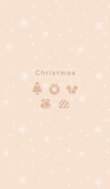 [LINE着せ替え] クリスマス2<オレンジ>の画像1
