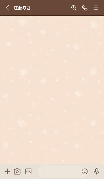 [LINE着せ替え] クリスマス2<オレンジ>の画像2