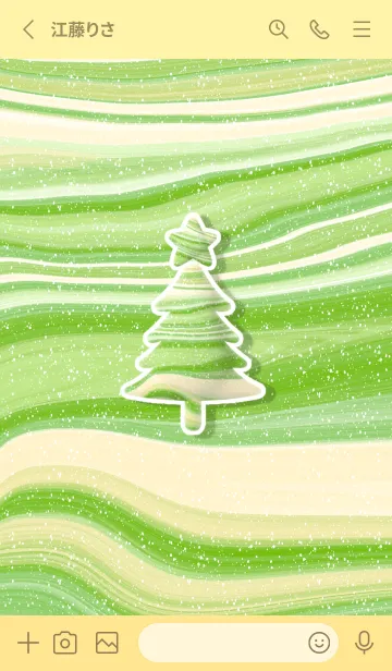 [LINE着せ替え] Christmas Tree Cute Theme 2の画像2