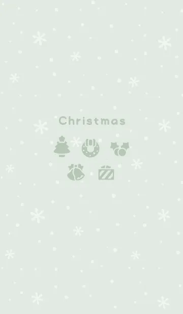 [LINE着せ替え] クリスマス2<グリーン>の画像1