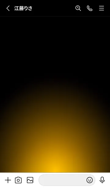 [LINE着せ替え] SAFFRON YELLOW LIGHT ICON THEME 2の画像2