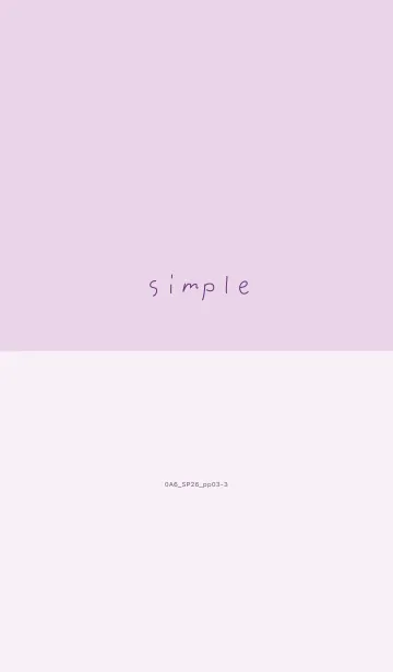 [LINE着せ替え] 0A6_26_パープル3-3の画像1